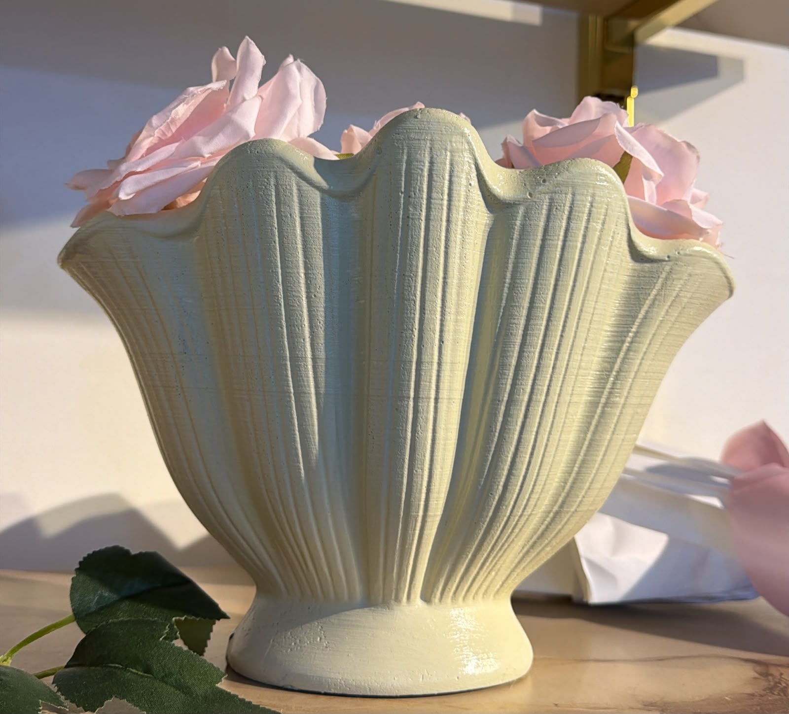 Fan Shell Vase
